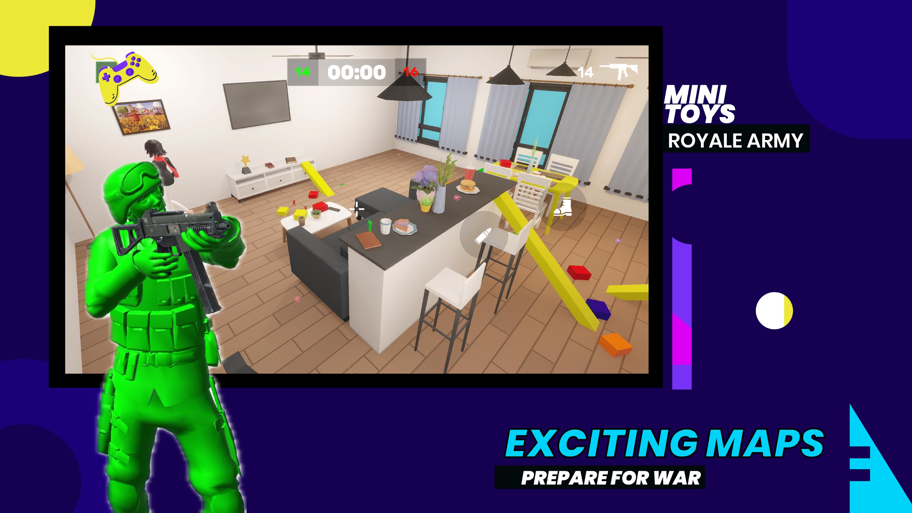 اسکرین شات 2 بازی Mini Toys: Royale Army