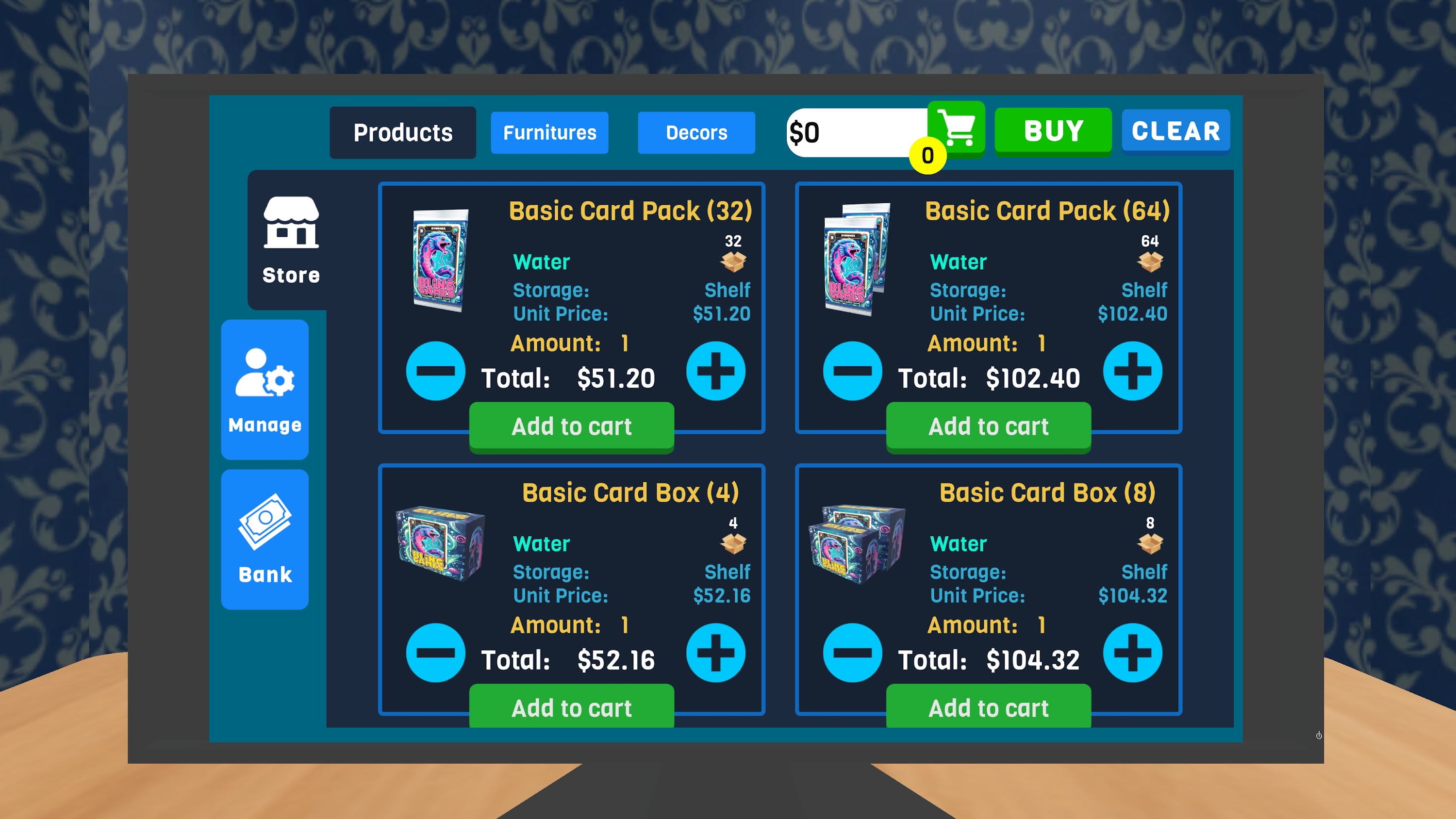 اسکرین شات 6 بازی Manage TCG Playing Card Mart