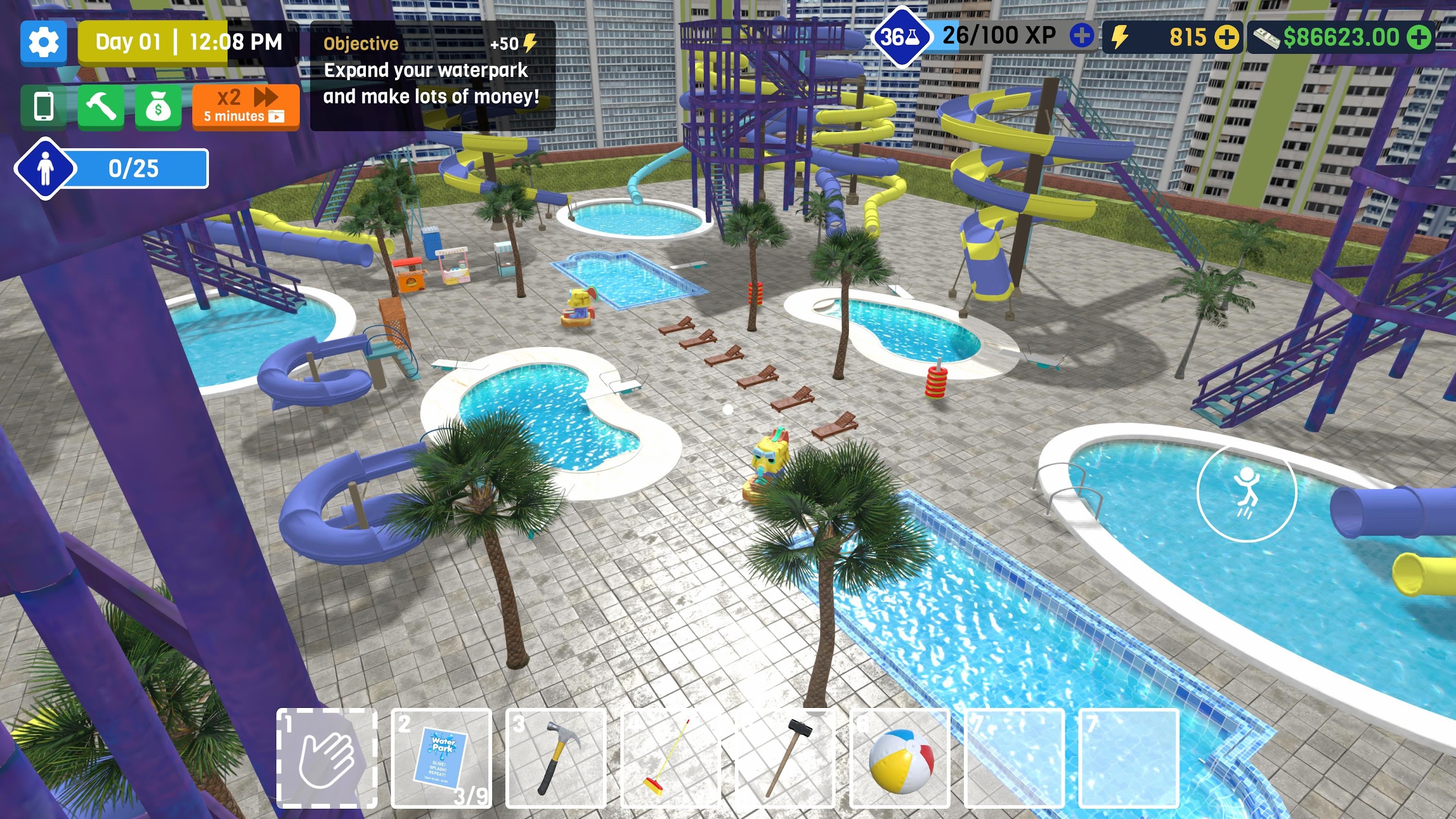 اسکرین شات 1 بازی Waterpark Owner Simulator