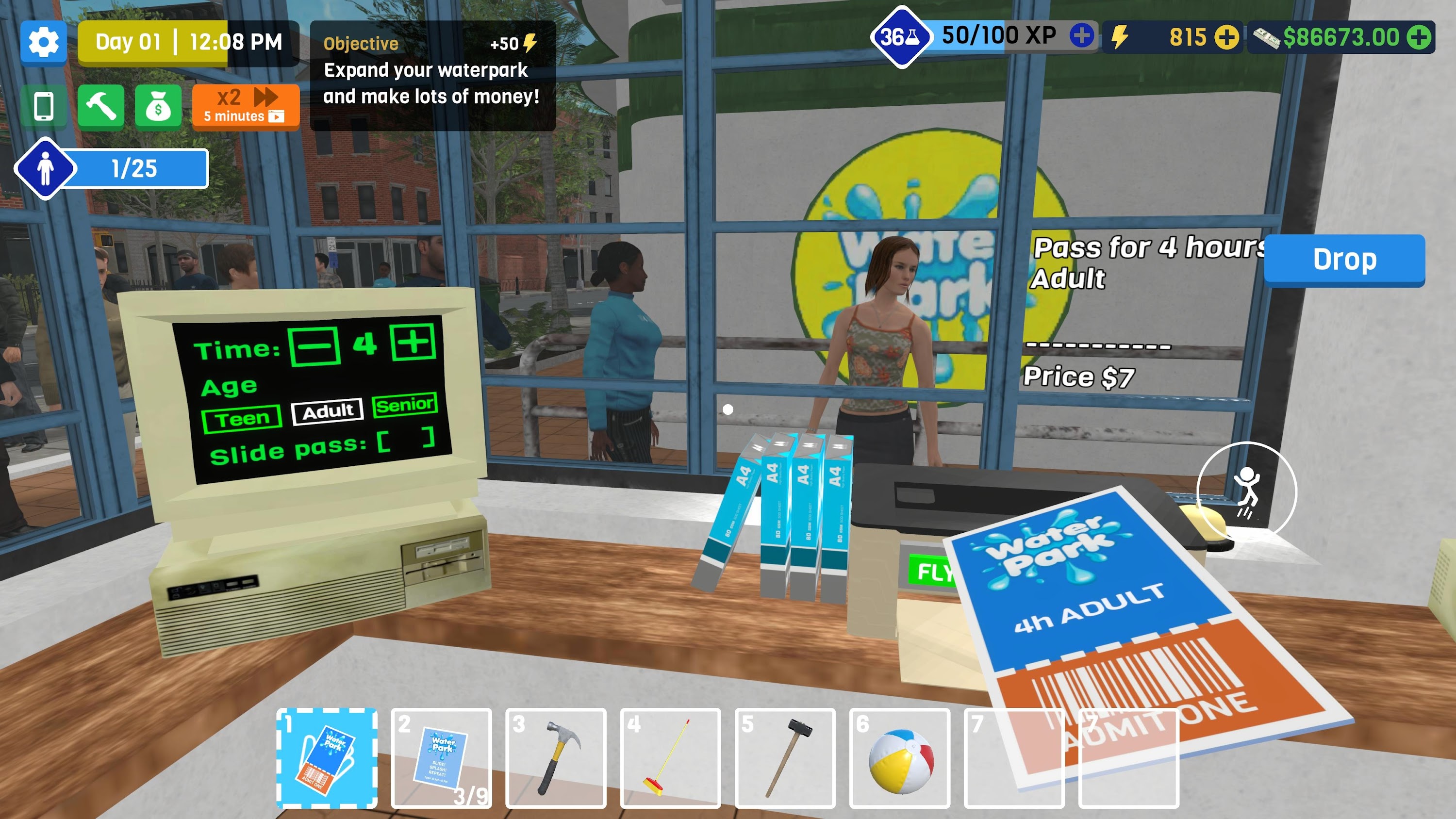 اسکرین شات 2 بازی Waterpark Owner Simulator