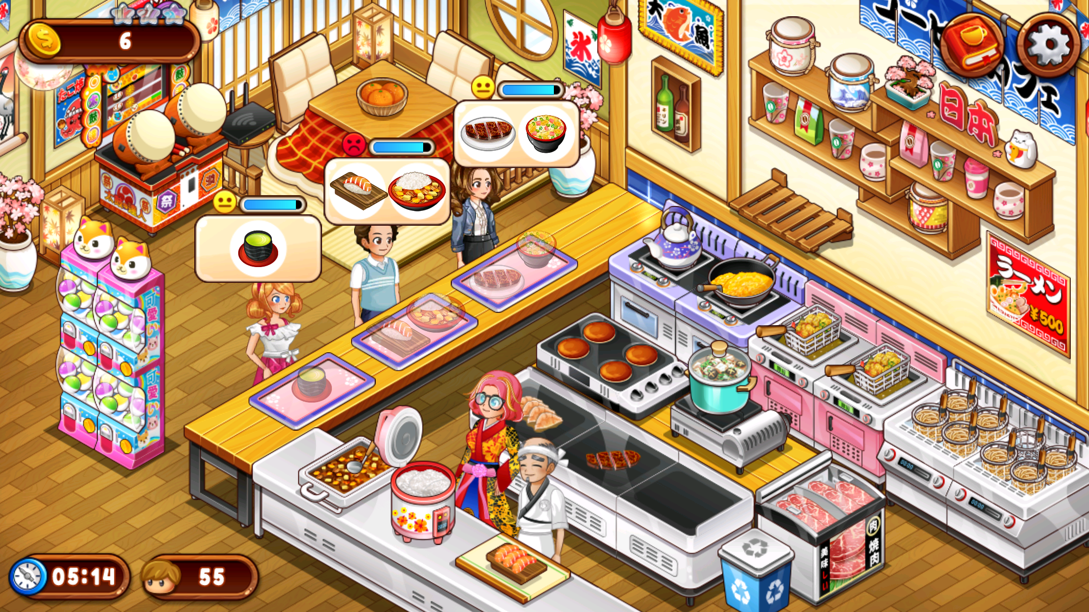 اسکرین شات 1 بازی Cafe Panic: Cooking games