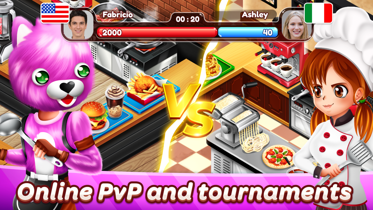 اسکرین شات 3 بازی Cafe Panic: Cooking games