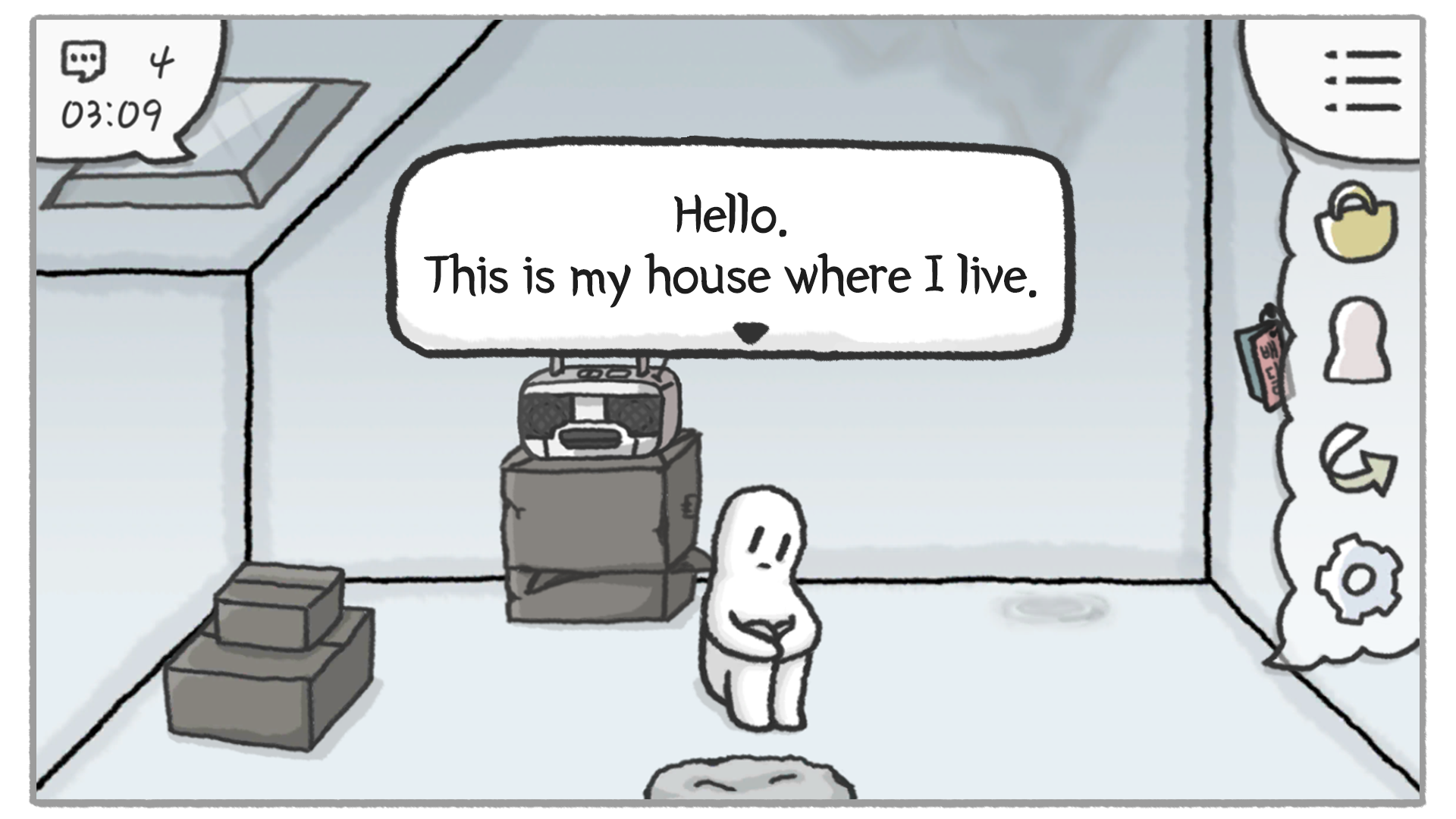 اسکرین شات 3 بازی Rainy attic room