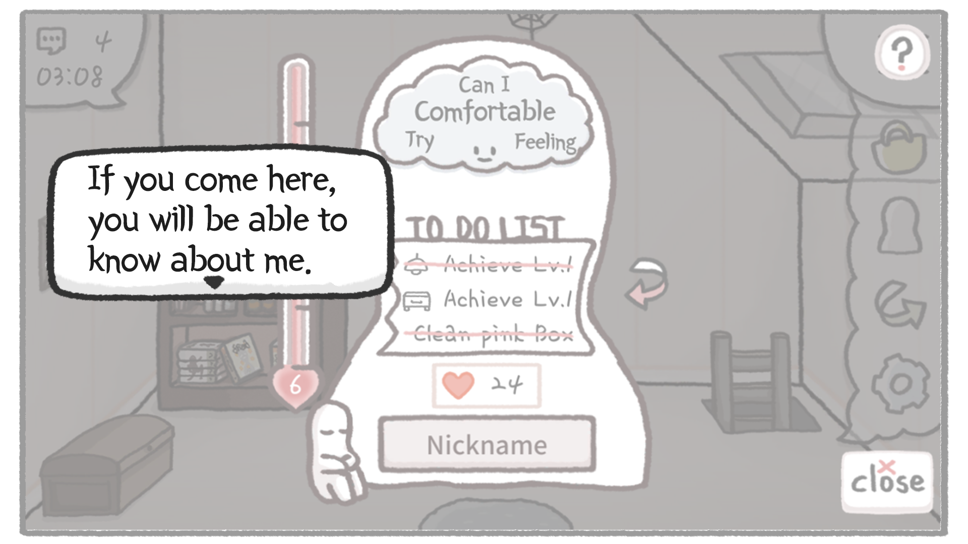 اسکرین شات 4 بازی Rainy attic room