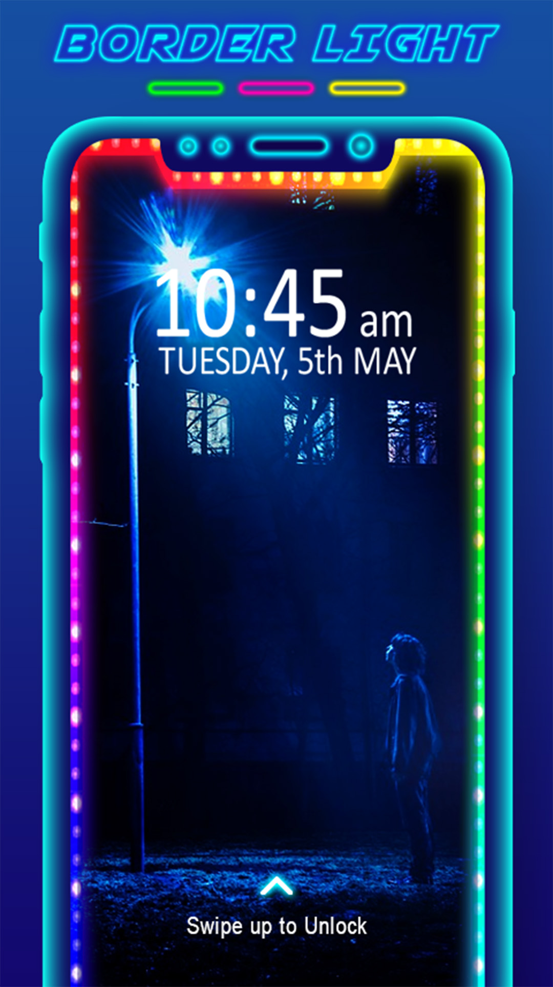 اسکرین شات 3 برنامه Border Light - LED Wallpaper