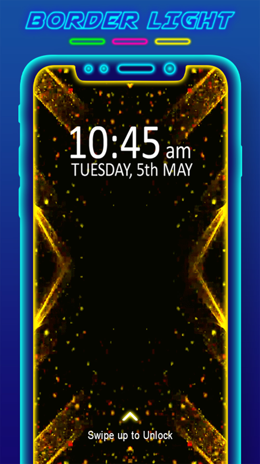 اسکرین شات 2 برنامه Border Light - LED Wallpaper