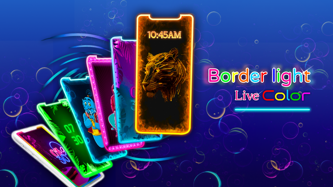 اسکرین شات 4 برنامه Border Light - LED Wallpaper