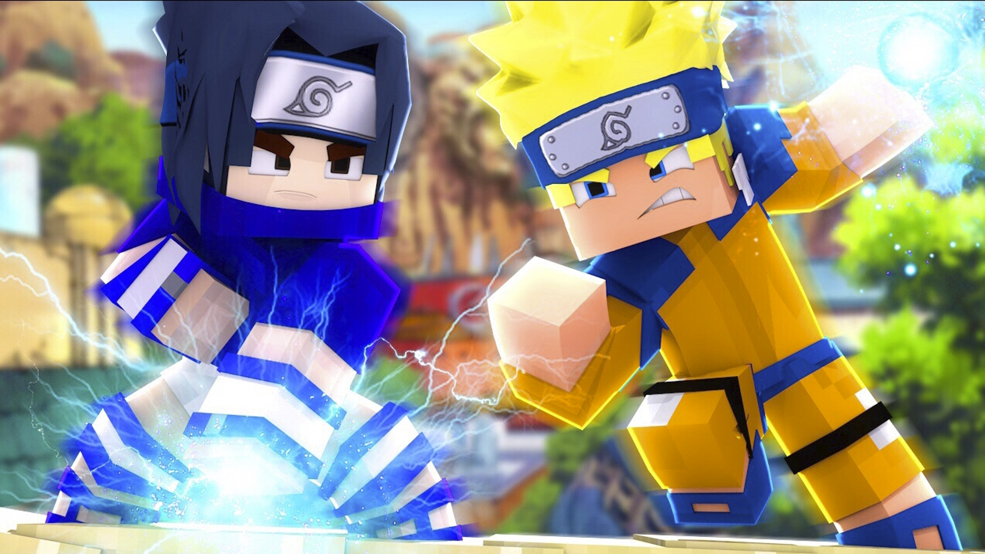 اسکرین شات 3 برنامه Anime Naruto Mod for Minecraft