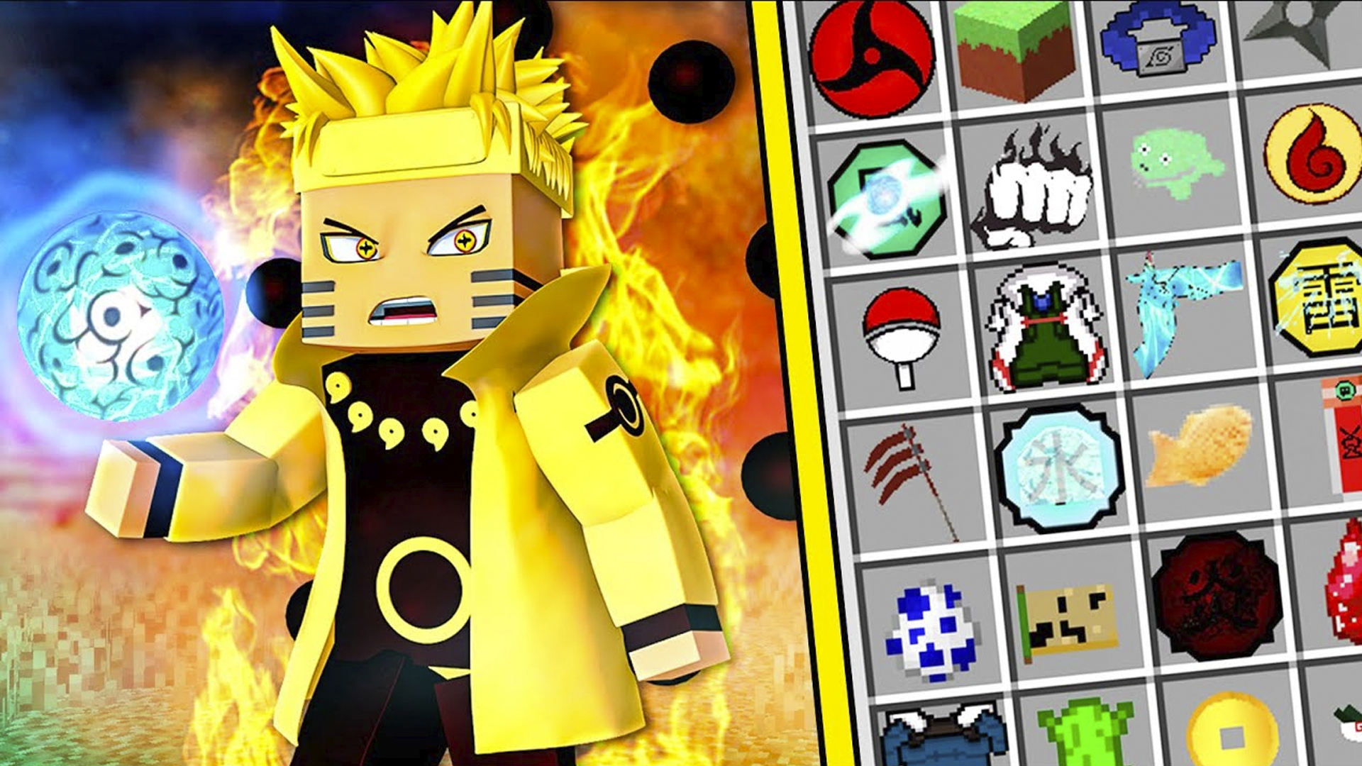 اسکرین شات 1 برنامه Anime Naruto Mod for Minecraft