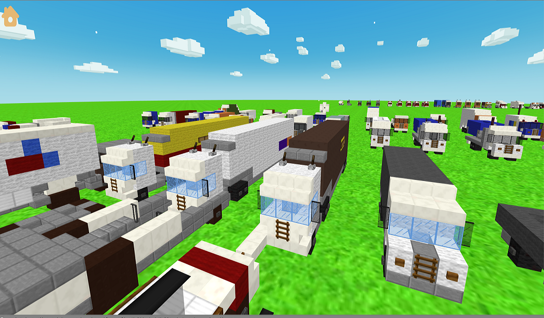 اسکرین شات 1 بازی Car build ideas for Minecraft