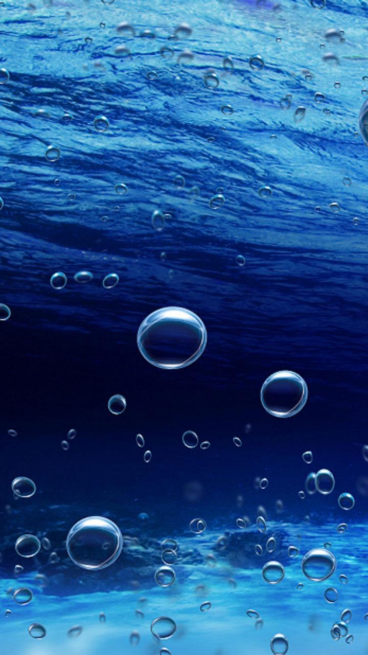 اسکرین شات 1 برنامه Bubble Live Wallpaper with Moving Bubbles Pictures