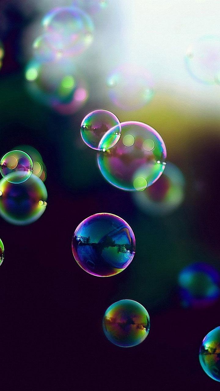اسکرین شات 3 برنامه Bubble Live Wallpaper with Moving Bubbles Pictures