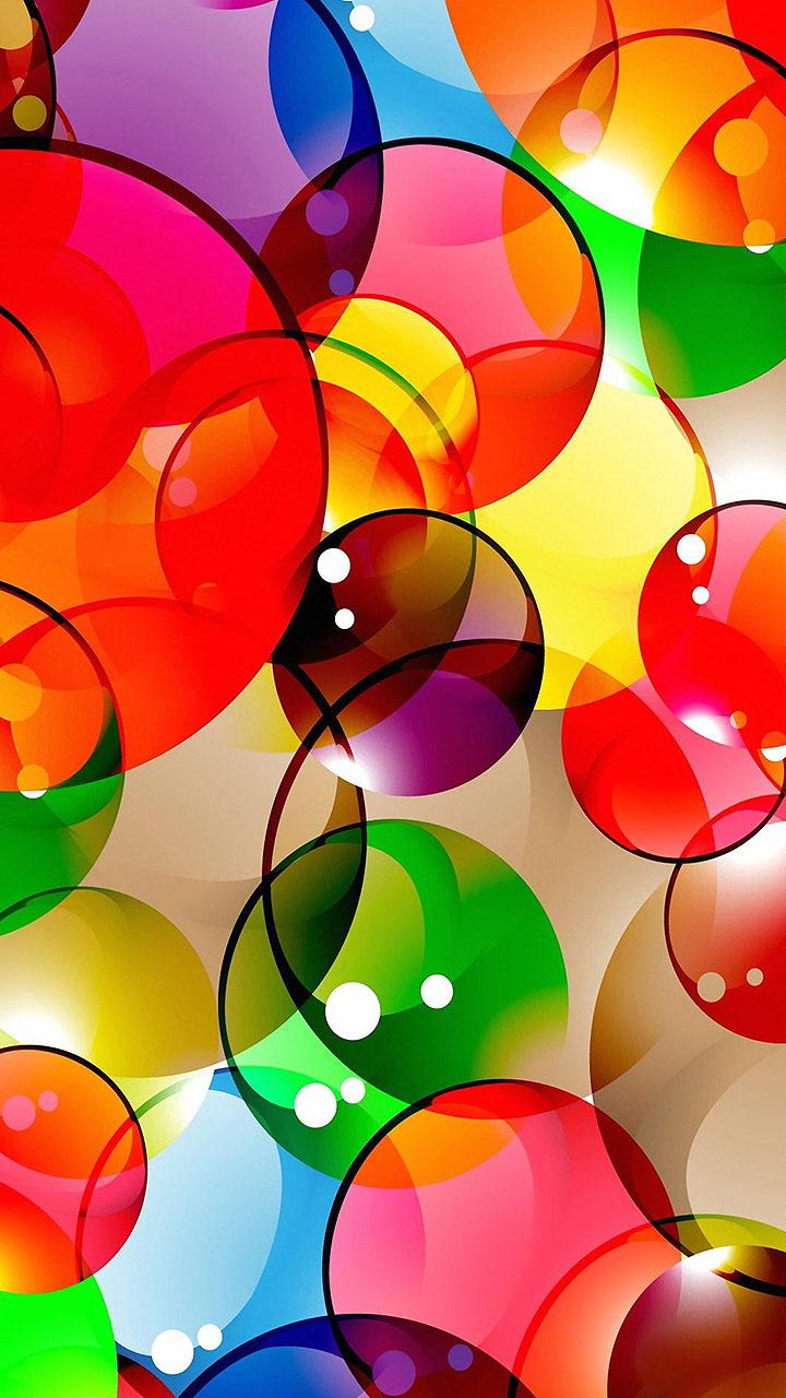 اسکرین شات 5 برنامه Bubble Live Wallpaper with Moving Bubbles Pictures