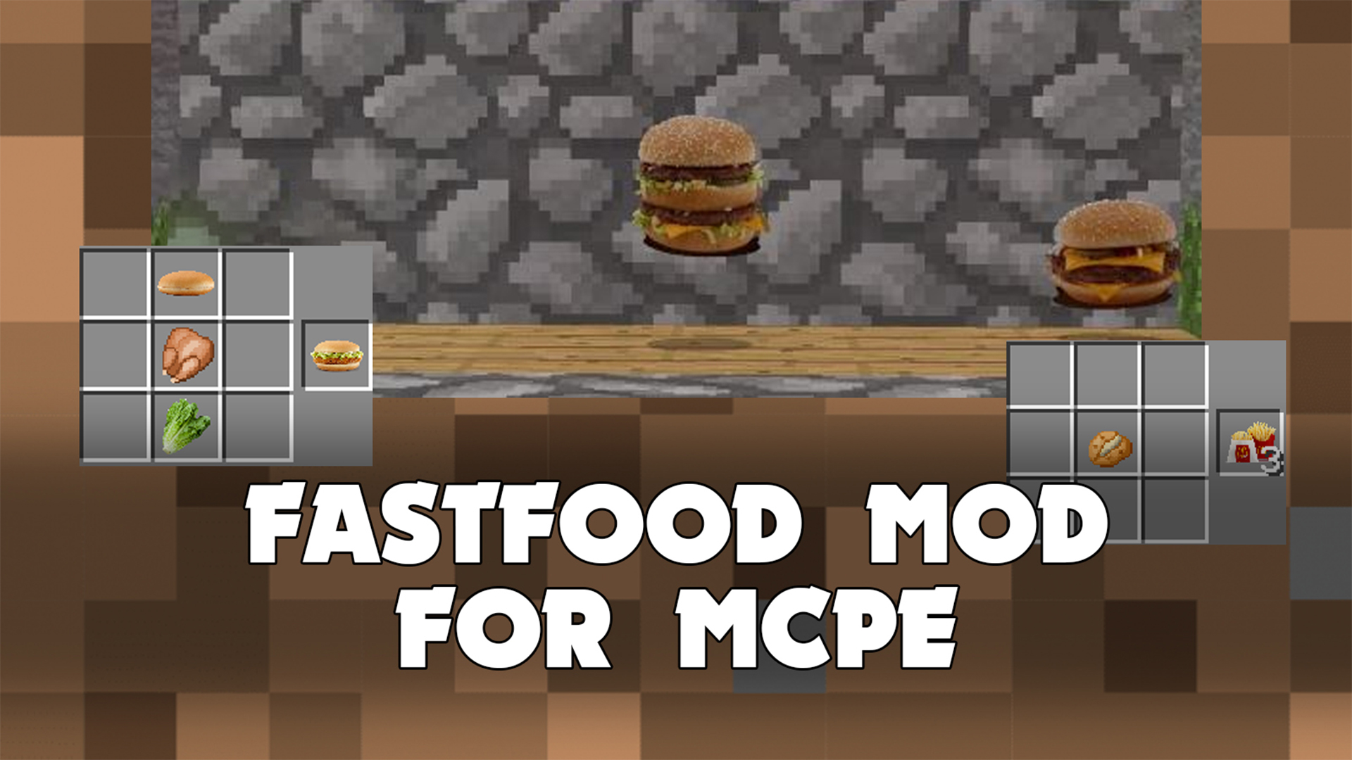 اسکرین شات 1 برنامه Fast Food Mod for Minecraft PE
