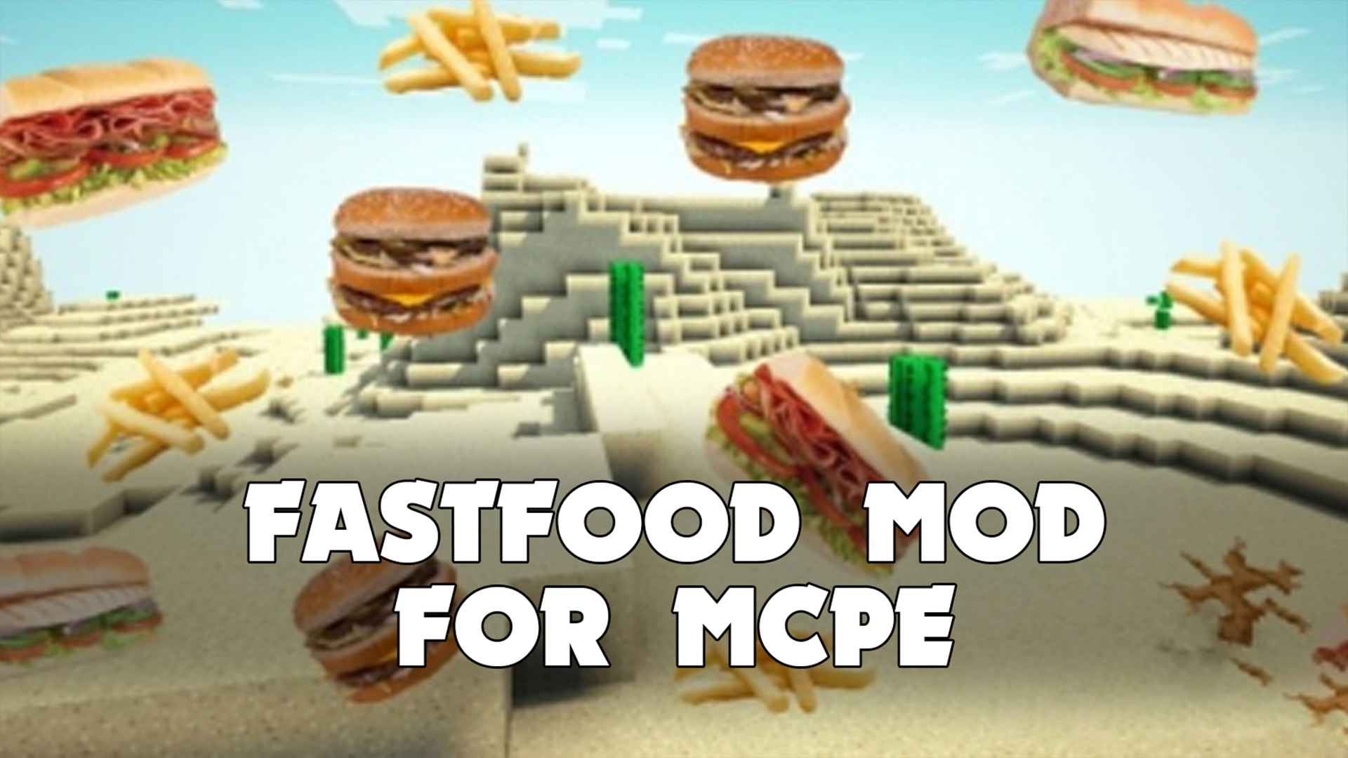 اسکرین شات 2 برنامه Fast Food Mod for Minecraft PE