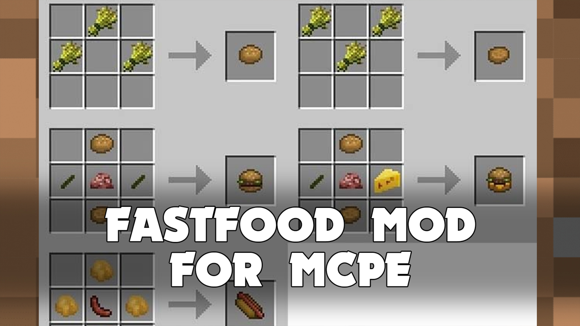 اسکرین شات 5 برنامه Fast Food Mod for Minecraft PE