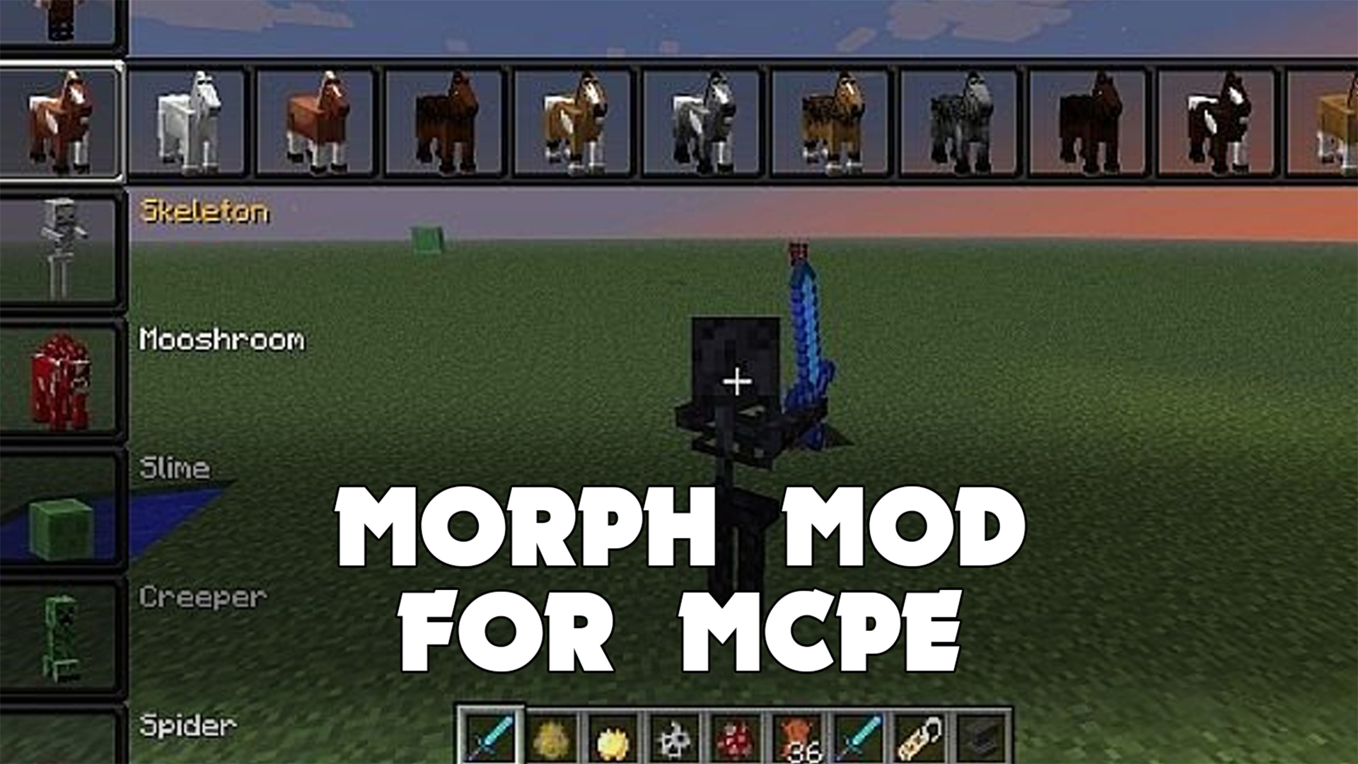 اسکرین شات 1 برنامه Morph Mod for Minecraft PE