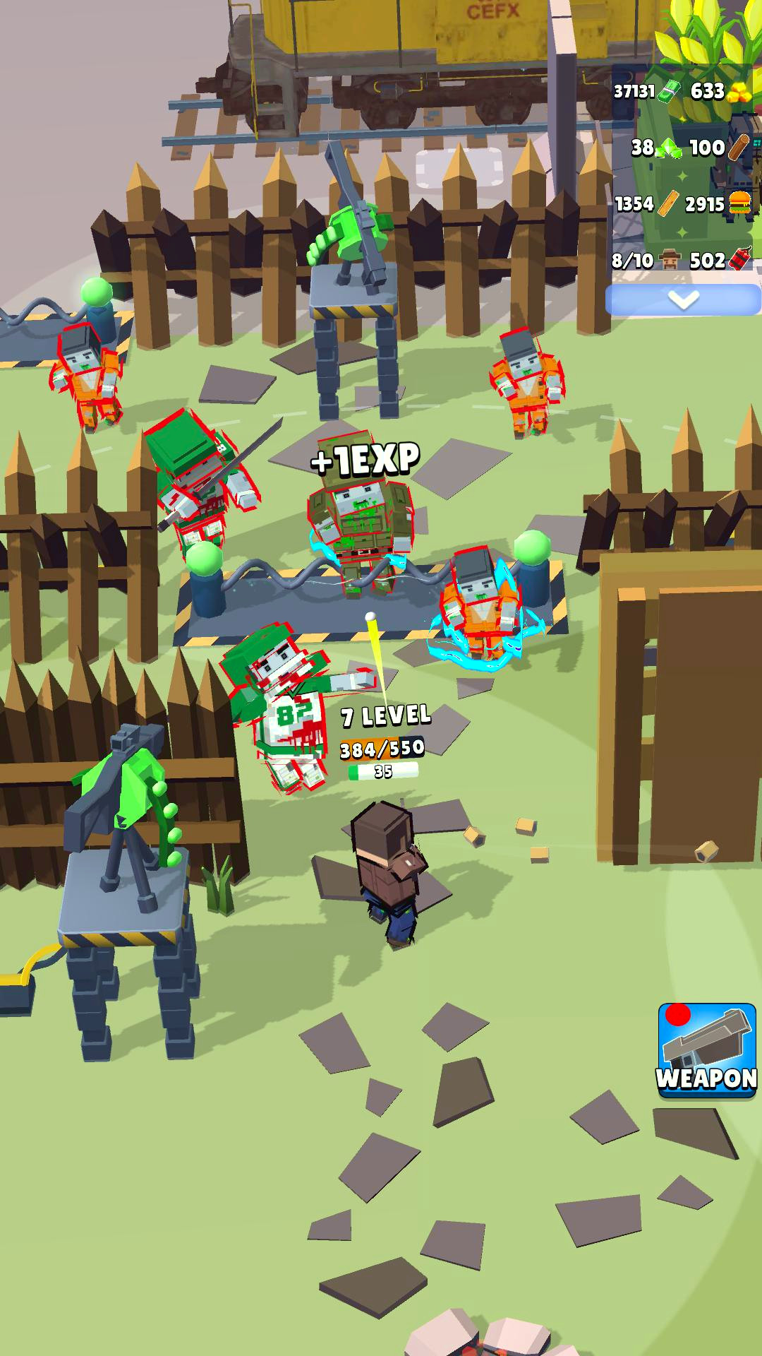 اسکرین شات 2 بازی Build and Survive: zombie game