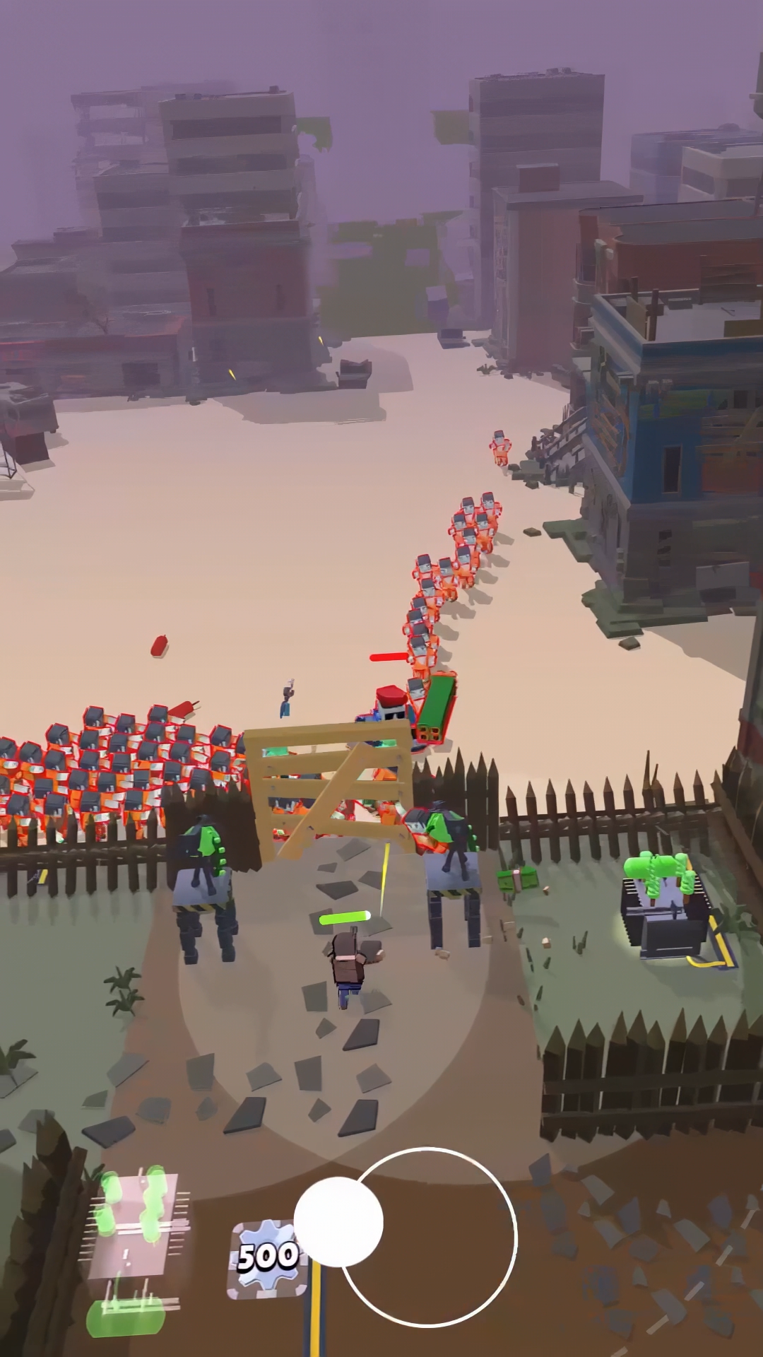 اسکرین شات 2 بازی Build and Survive: zombie game