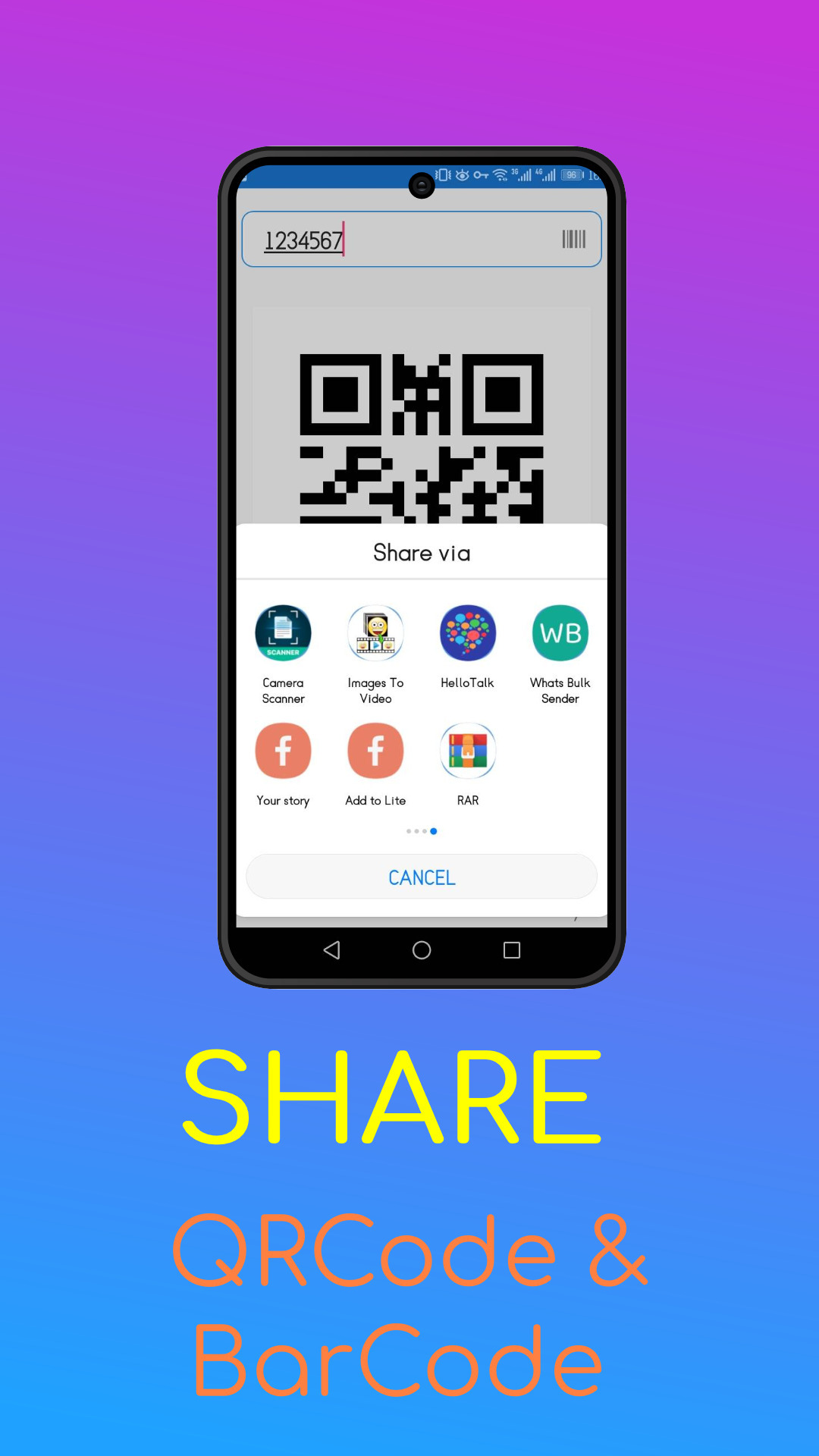 اسکرین شات 4 برنامه بارکد خوان،اسکن بارکد،بارکد