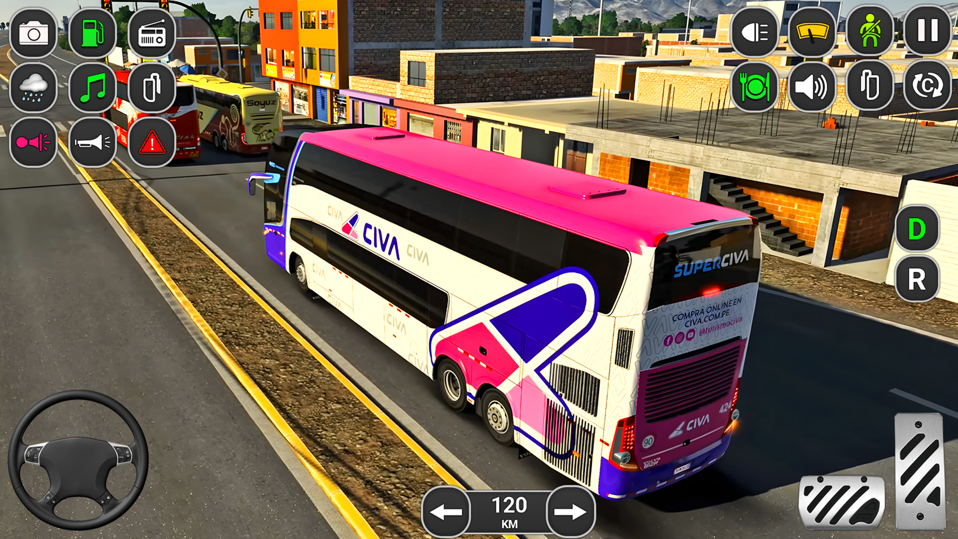 اسکرین شات 2 بازی Bus Driving Simulator City Bus