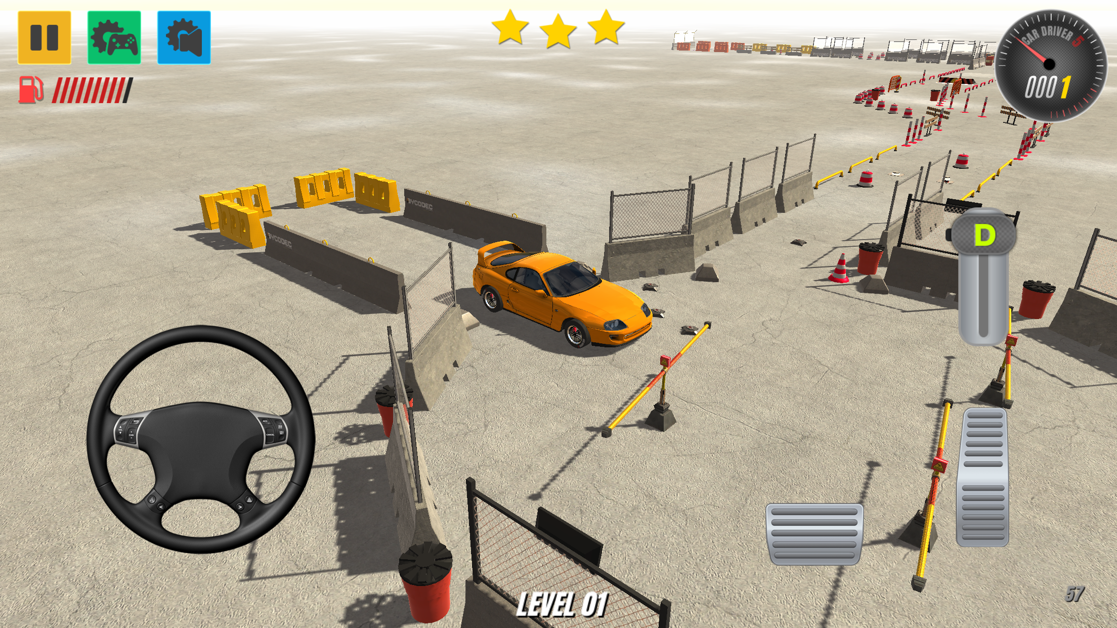 اسکرین شات 4 بازی Car Driver 5 (HARD)