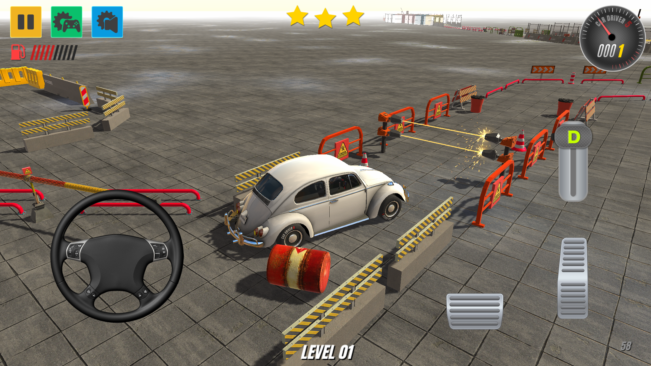 اسکرین شات 1 بازی Car Driver 5 (HARD)