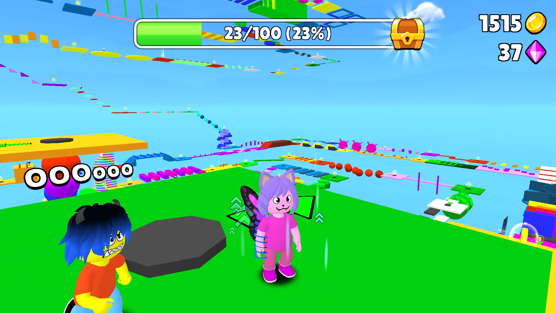 اسکرین شات 3 بازی Obby Parkour: Runner Game