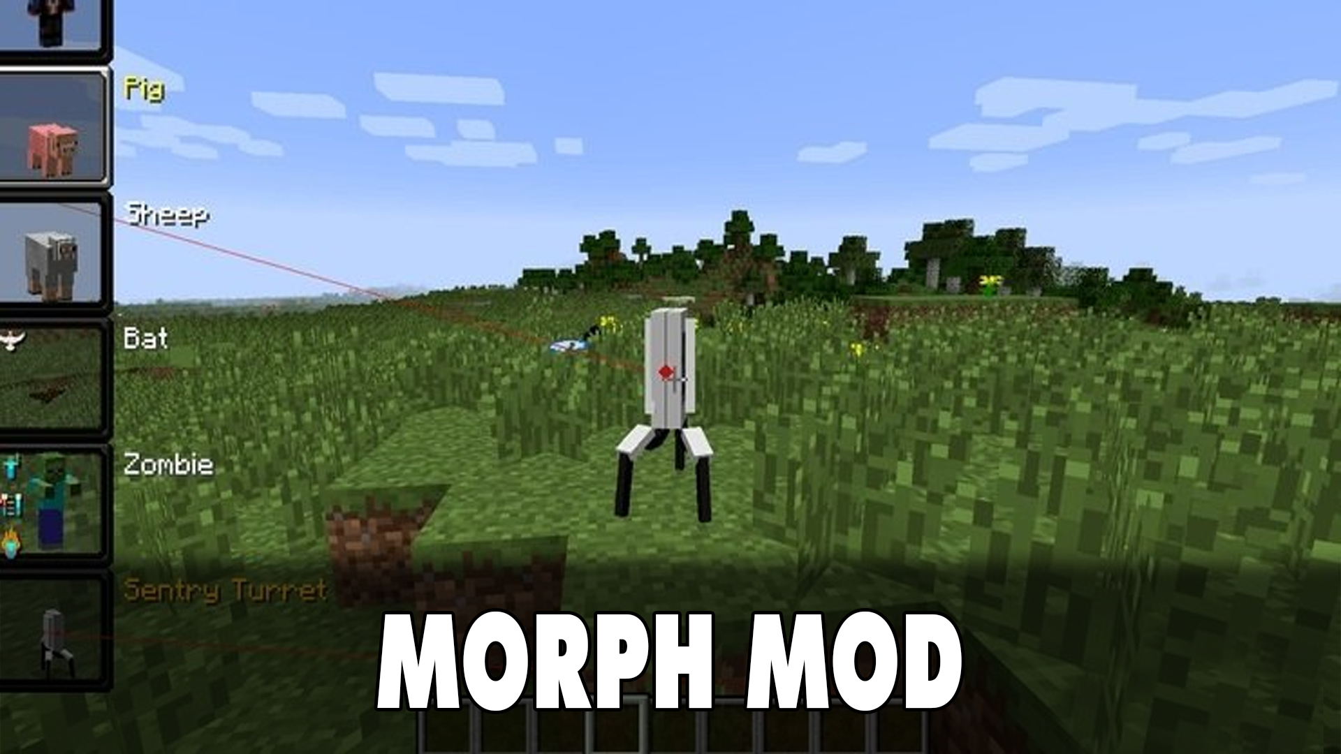 اسکرین شات 4 برنامه Morph Mod for Minecraft