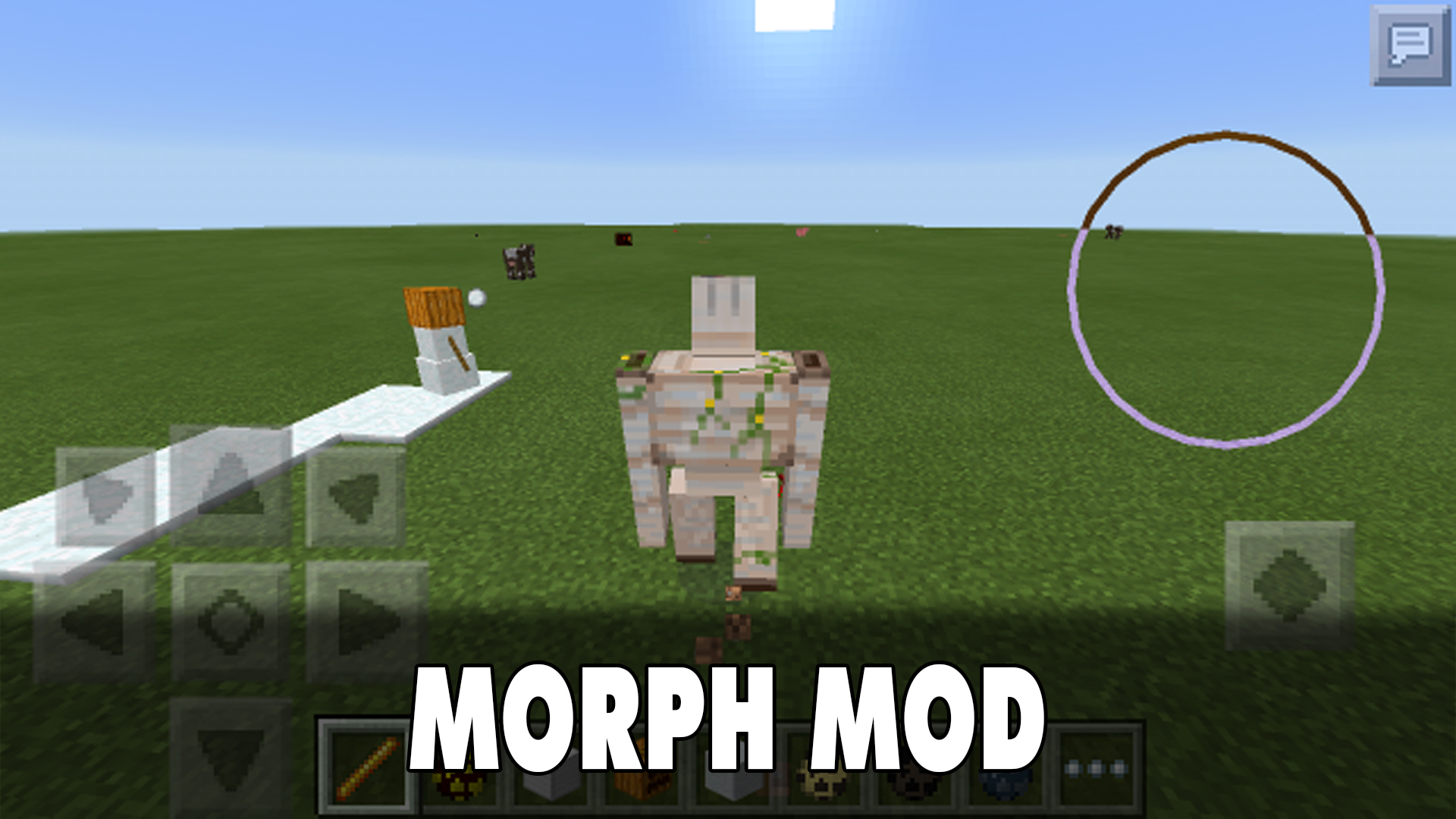 اسکرین شات 3 برنامه Morph Mod for Minecraft