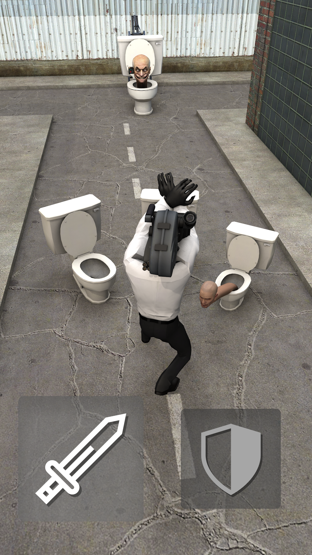 اسکرین شات 1 بازی Toilet Fight