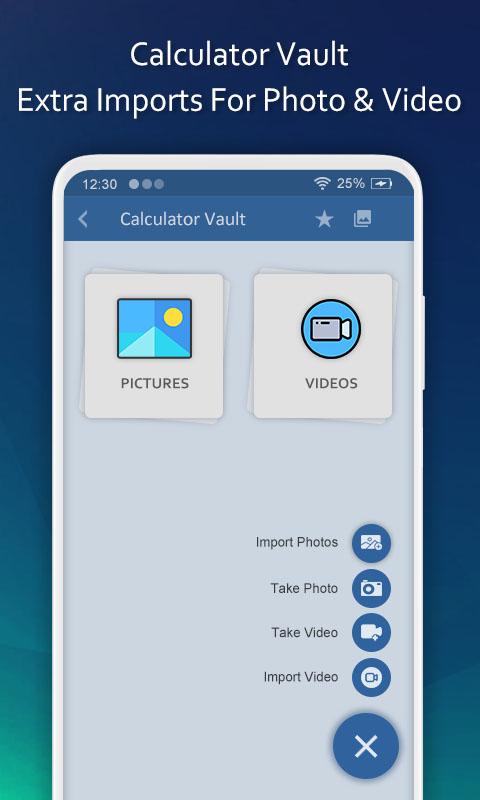 اسکرین شات 6 برنامه Calculator Lock - Hide Photos