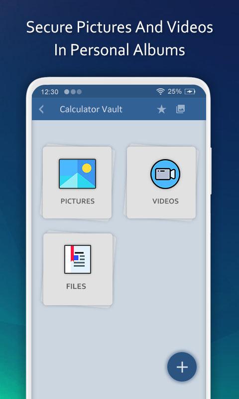 اسکرین شات 3 برنامه Calculator Lock - Hide Photos