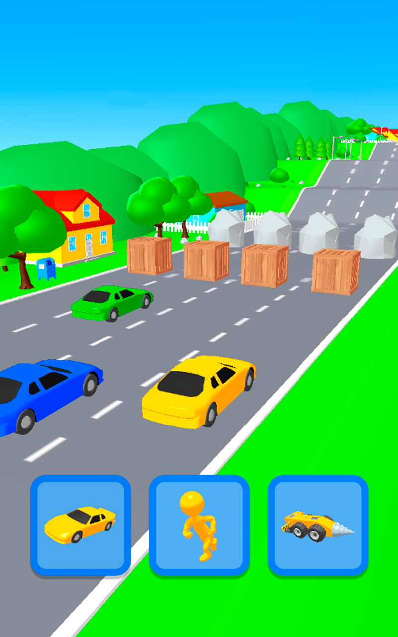 اسکرین شات 1 بازی Shape Transform Race