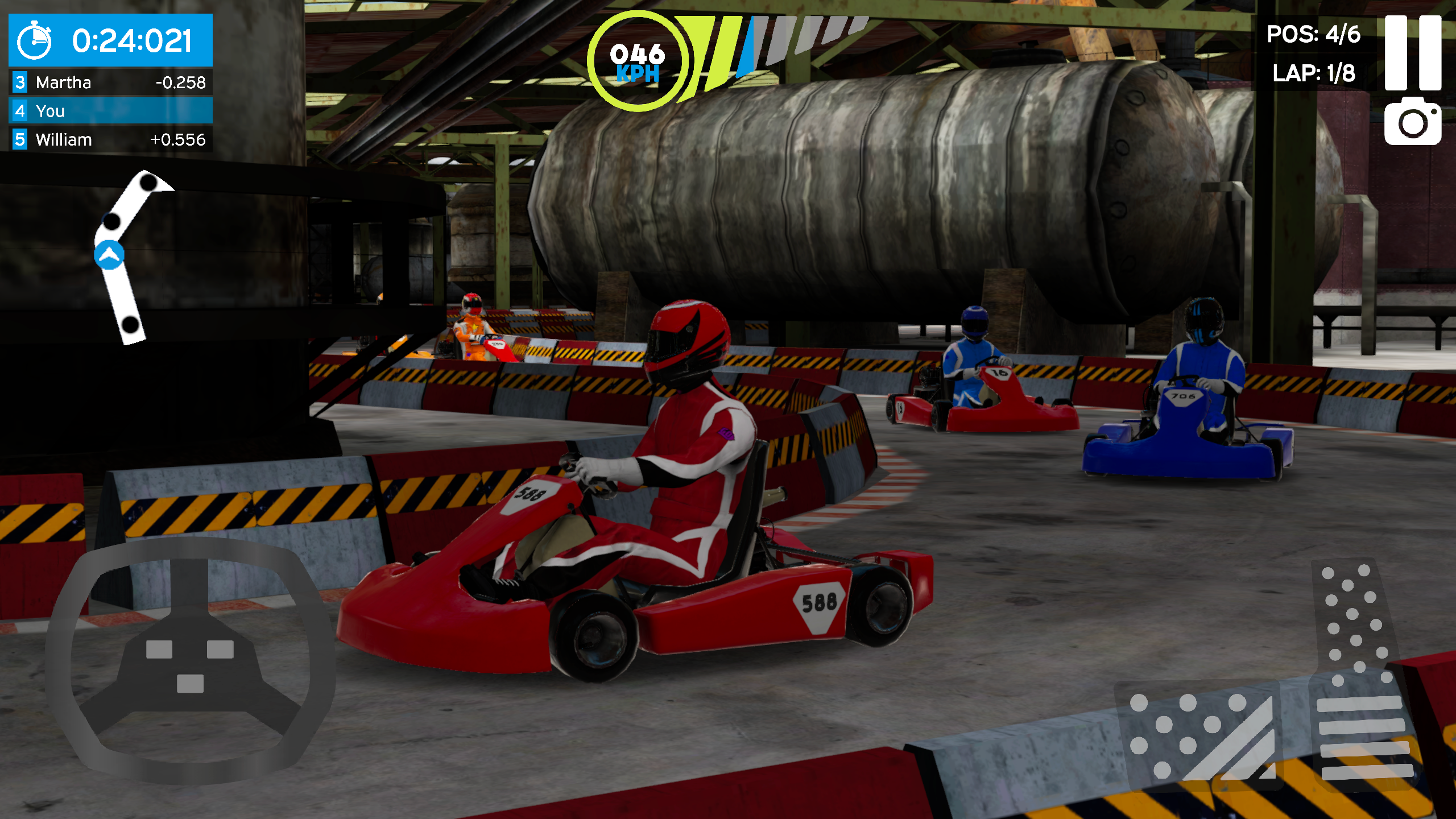 اسکرین شات 2 بازی Real Go Kart Karting - Racing