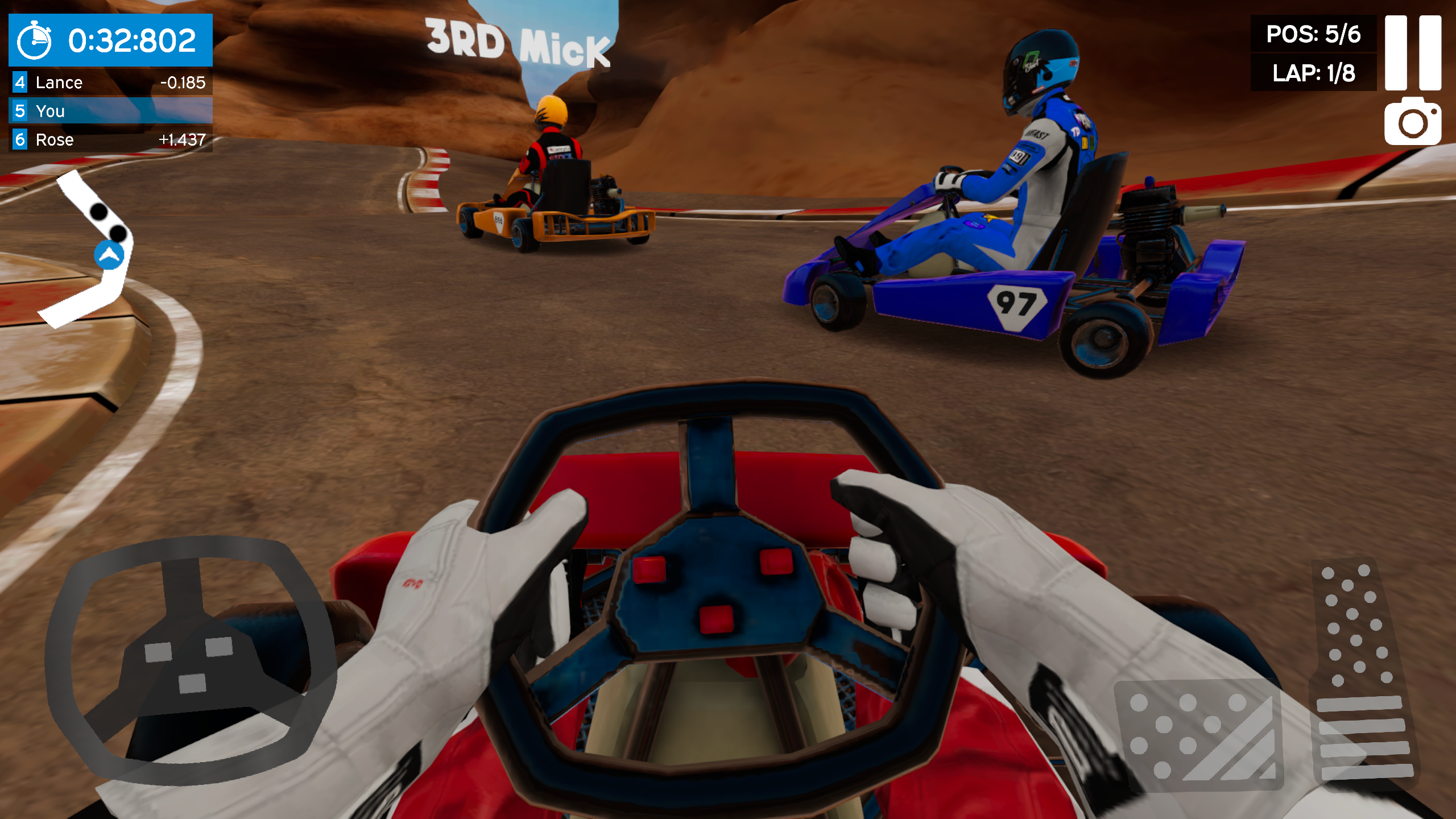 اسکرین شات 3 بازی Real Go Kart Karting - Racing