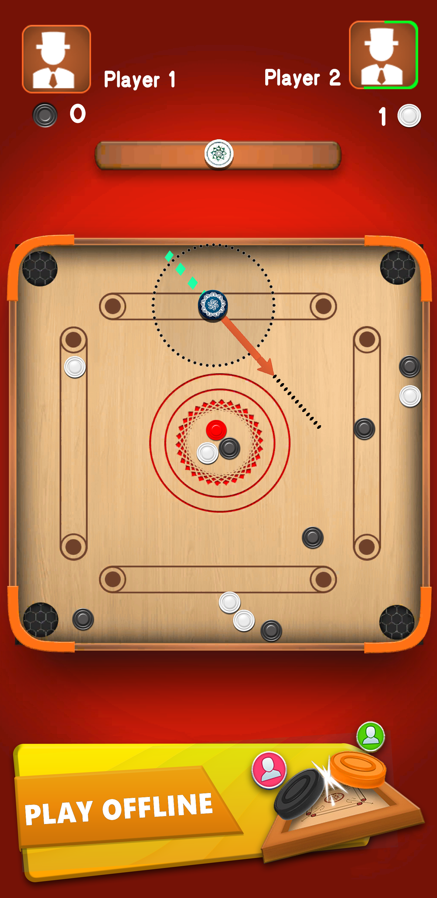 اسکرین شات 5 بازی Carrom Star : Multiplayer Carr