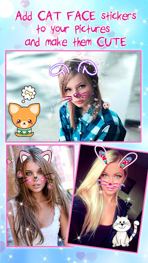 اسکرین شات 3 برنامه Cat Face Camera Editor 😺 Photo Filters & Effects