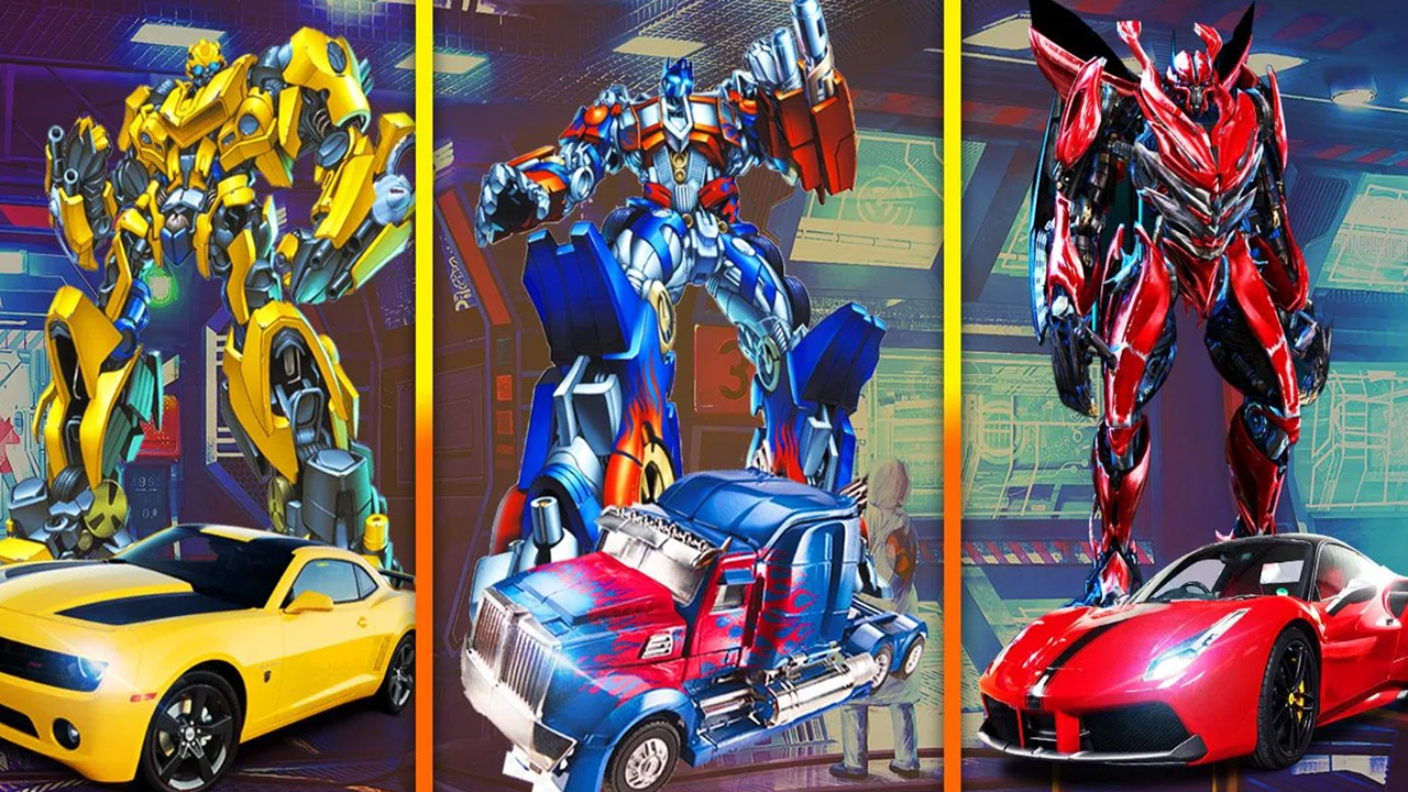 اسکرین شات 7 برنامه Robot Car Games Transform