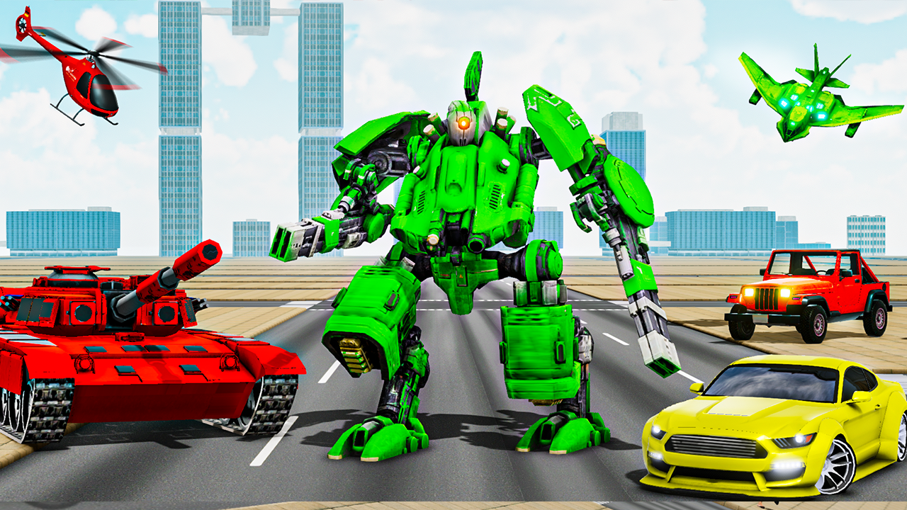 اسکرین شات 8 برنامه Robot Car Games Transform