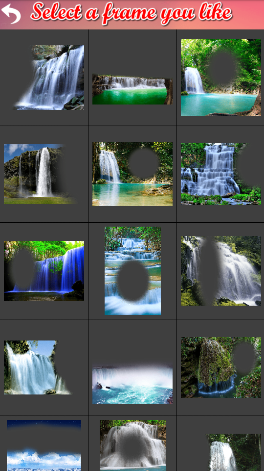 اسکرین شات 2 برنامه Waterfall Frame Collage