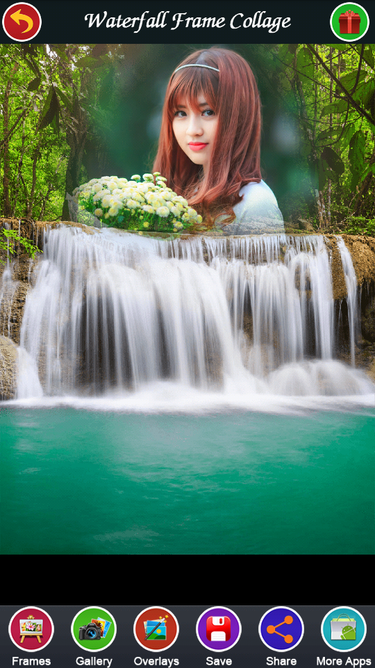 اسکرین شات 5 برنامه Waterfall Frame Collage