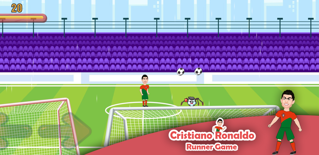 اسکرین شات 2 بازی Cristiano Ronaldo Runner Game