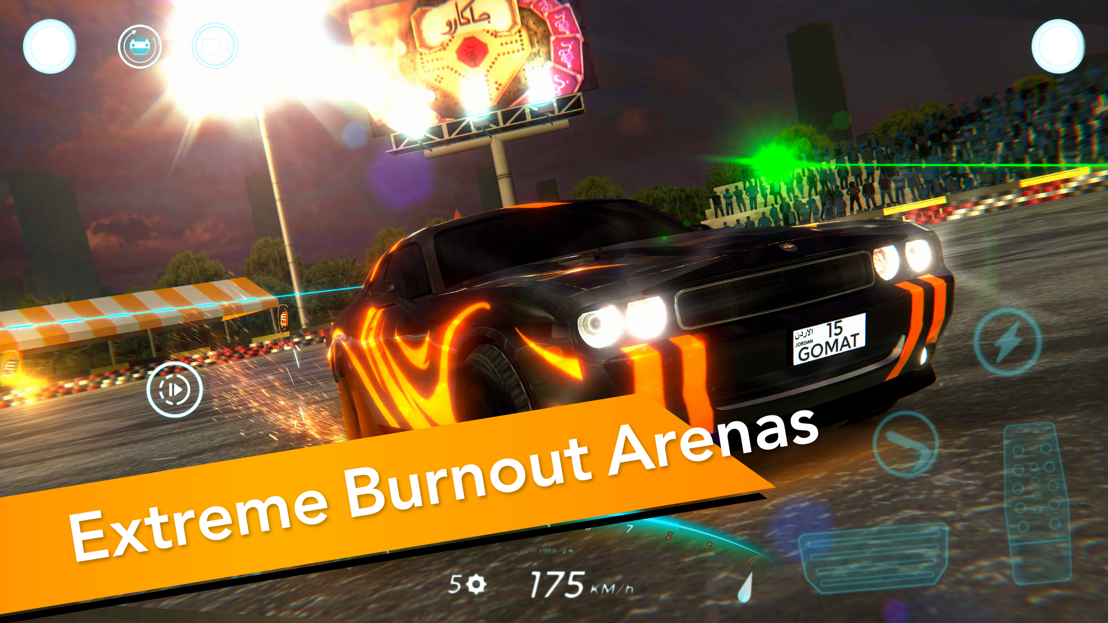 اسکرین شات 3 بازی Gomat - Drift & Drag Racing