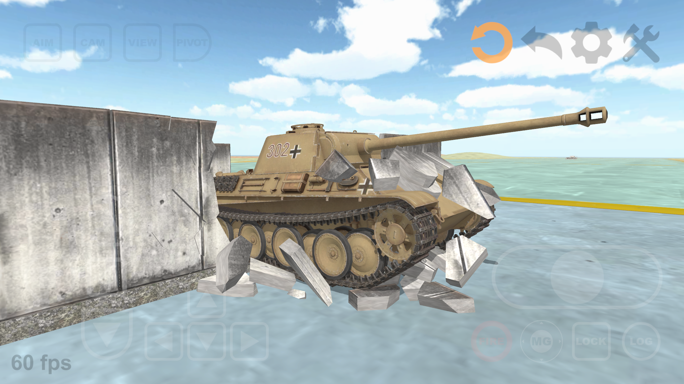 اسکرین شات 1 بازی Tank Physics Mobile Vol.2
