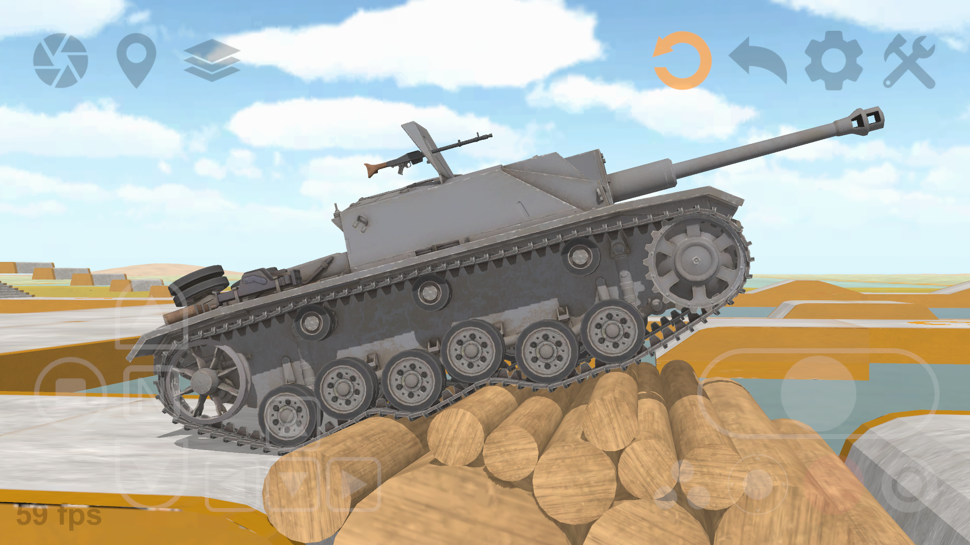 اسکرین شات 3 بازی Tank Physics Mobile Vol.3