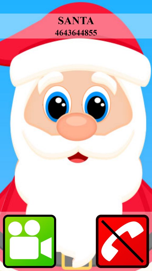 اسکرین شات 1 بازی fake call video Christmas game