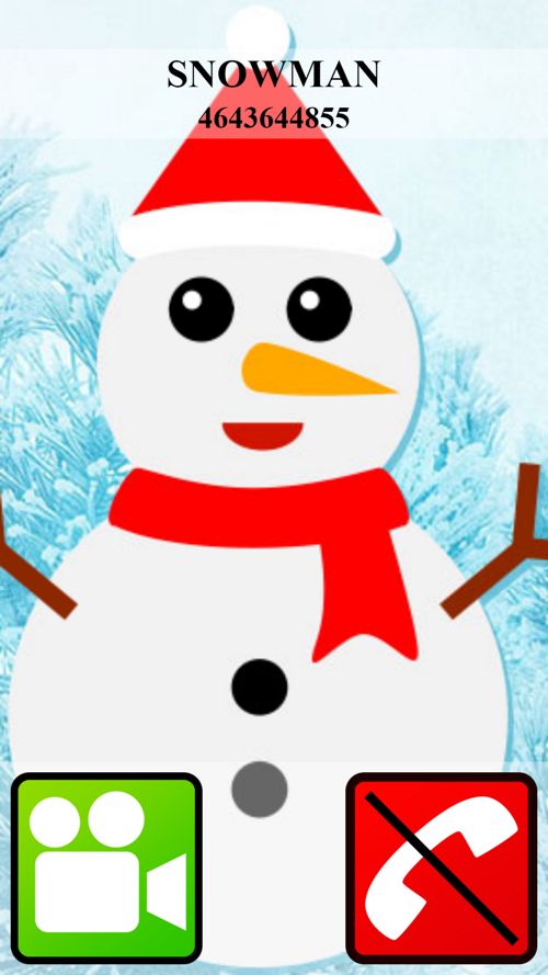اسکرین شات 3 بازی fake call video Christmas game