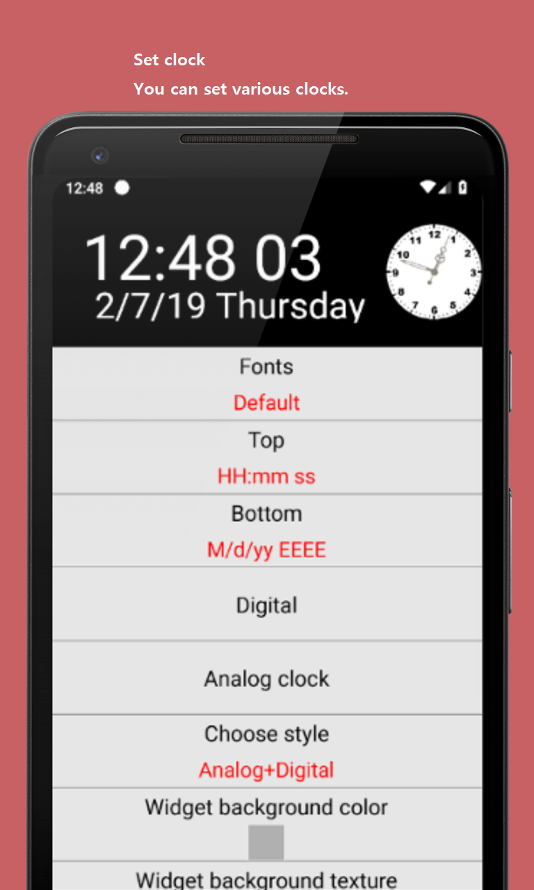 اسکرین شات 2 برنامه Date Seconds Widget