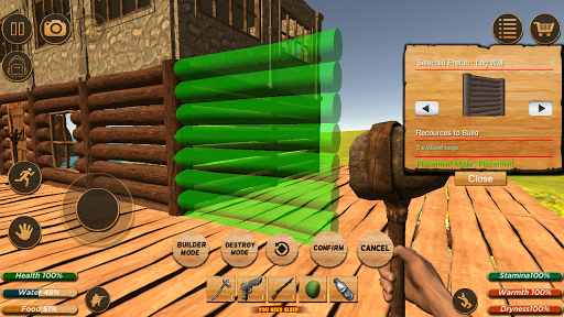 اسکرین شات 2 بازی Survival Forest : Survivor Home Builder 2